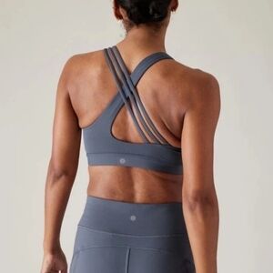 Athleta Train Free bra Garnite Blue S Small (A-C)